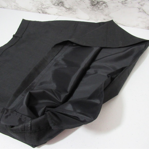 L.L. Bean Classic Fit Straight Wool Skirt Size 10 Petite Gray - Picture 8 of 12